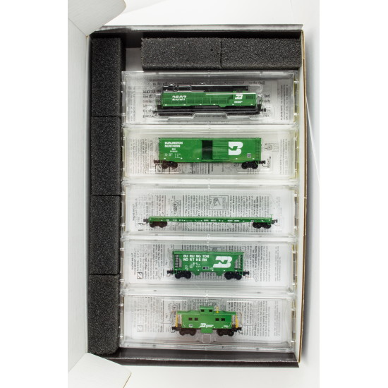 Z From the Vault - Burlington Northern Set #1 with Locomotive