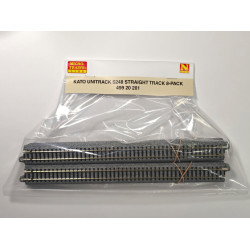 N KATO UniTrack S248 Straight Track (8-Pack)