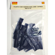N Plastic 3-Bay Hopper Coal Load (20-Pack)