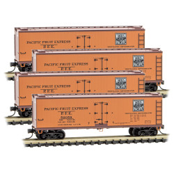 N Western Pacific 4-Car Runner Pack (Vault)