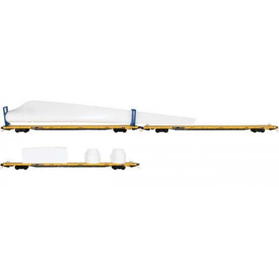 N Trailer Train Wind Turbine Set #2 (Vault)