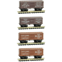 N Erie and North Shore Line - Civil War Era 4-Pack (Vault)