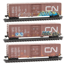 N Canadian National Weathered 3-Pack (Vault)