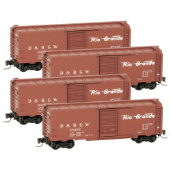 Z Denver & Rio Grande Westered 4-Car Runner Pack (Vault)