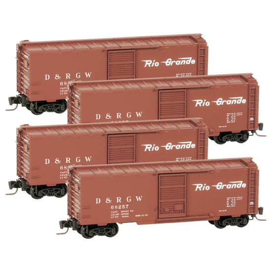 Z Denver & Rio Grande Westered 4-Car Runner Pack (Vault)