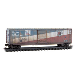 N Burlington Northern ex-Northern Pacific &ldquo;Share in Freedom&rdquo; Weathered 2-Pack