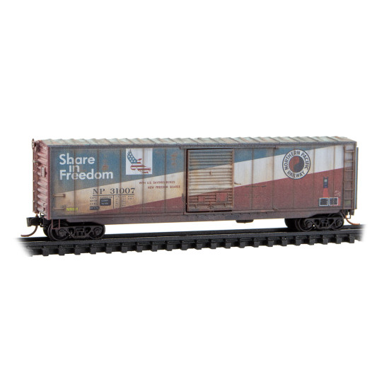 N Burlington Northern ex-Northern Pacific &ldquo;Share in Freedom&rdquo; Weathered 2-Pack