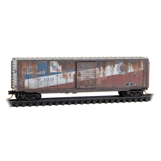 N Burlington Northern ex-Northern Pacific &ldquo;Share in Freedom&rdquo; Weathered 2-Pack