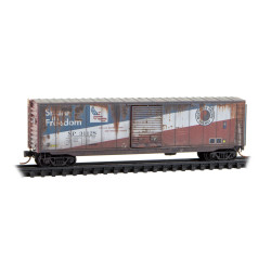 N Burlington Northern ex-Northern Pacific “Share in Freedom” Weathered 2-Pack
