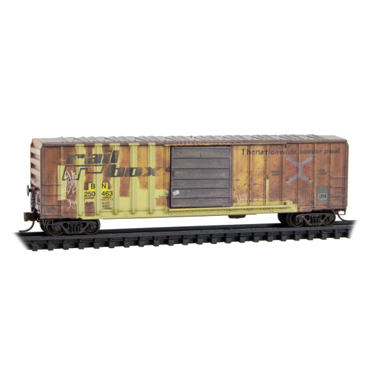 PRE ORDER: N Weathered Burlington Northern ex-Railbox