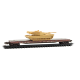 PRE ORDER: N ATSF Weathered 2-Pack w/ M1 Abrams Tank Kits