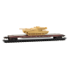 PRE ORDER: N ATSF Weathered 2-Pack w/ M1 Abrams Tank Kits