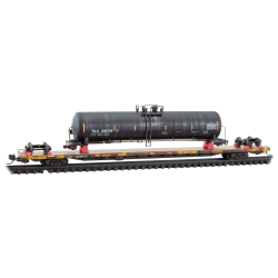 PRE ORDER: N Weathered TTX with “Wrecked” Tank Car Load Kit