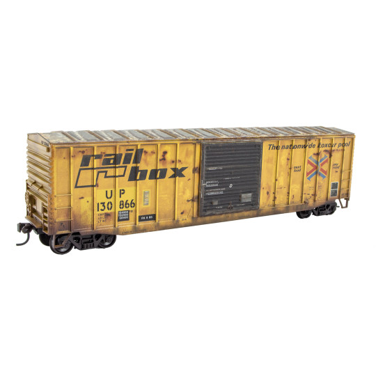 PRE ORDER: HO Weathered Union Pacific&reg; ex-Railbox Rd# 130866