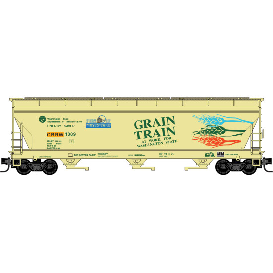 PRE ORDER: N CBRW Grain Train 4-Car Runner Pack #244