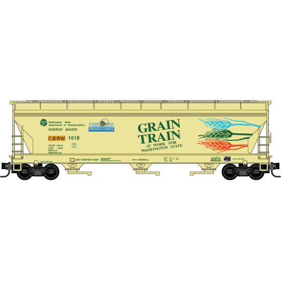 PRE ORDER: N CBRW Grain Train 4-Car Runner Pack #244