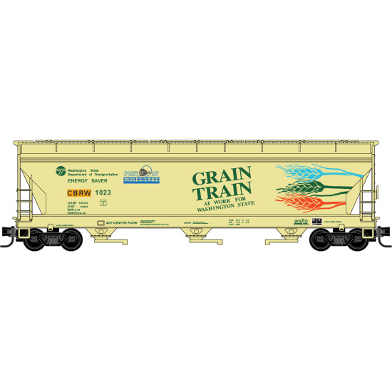 PRE ORDER: N CBRW Grain Train 4-Car Runner Pack #244