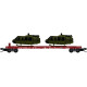 PRE ORDER: N Atchison, Topeka and Santa Fe 2-Pack with Helicopter Load