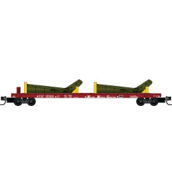 PRE ORDER: N Atchison, Topeka and Santa Fe 2-Pack with Helicopter Load