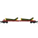 PRE ORDER: N Atchison, Topeka and Santa Fe 2-Pack with Helicopter Load