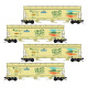 PRE ORDER: N CBRW Grain Train 4-Car Runner Pack #244
