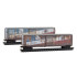N Burlington Northern ex-Northern Pacific &ldquo;Share in Freedom&rdquo; Weathered 2-Pack