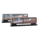N Burlington Northern ex-Northern Pacific &ldquo;Share in Freedom&rdquo; Weathered 2-Pack