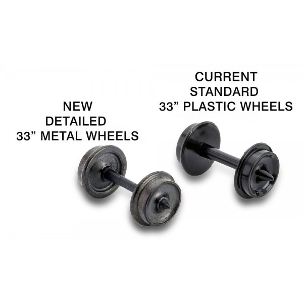 N 33" Metal Wheels (60-axle pack) (403-60)   