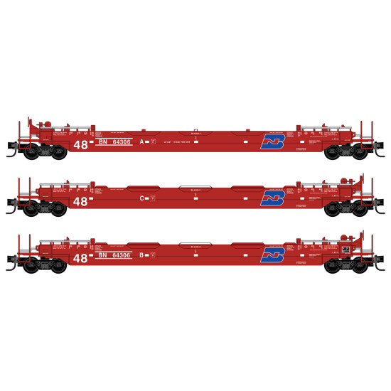 Burlington Northern 3-pk - RP#182 - Rel. 02/22