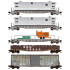 Norfolk Southern Weathered MOW 5-pk -Rel. 12/21