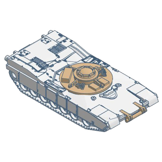 M1 Abrams Tank M1 Panther Mine Clearing Vehicle - 2pk  - Rel. 12/21