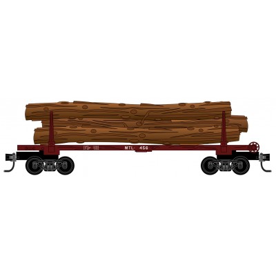 MT&L RRy Log Car MSRP $22.95 (PAY 25% DEPOSIT NOW)  Coming 8/22  