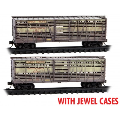 Union Pacific weathered Yellow 2-Pack JEWEL CASES - Rel. 3/23    