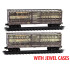 Union Pacific weathered Yellow 2-Pack JEWEL CASES - Rel. 3/23