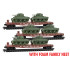 PRR Flat w/tanks 3-pk - FAMILY FOAM- Rel. 05/23