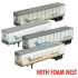 Conrail Weathered Trailer 4-pk FOAM - Rel. 7/23