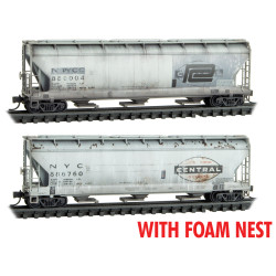 Conrail/ex-PC weathered 2-pk - FOAM - Rel.  10/23