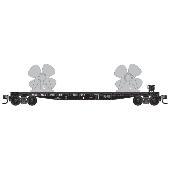 CP flat car w/ propeller load - Rd# 301335 - Rel. 12/24  - MSRP $29.95 (PAY 25% DEPOSIT NOW)