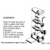Body mount adaptor for flat cars & gondolas &  57' TOFCs (1026) 2 pr