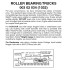 Roller Bearing Trucks w/ long ext. couplers 1 pr (1032)