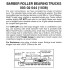 Barber Roller Bearing Trucks w/ long ext. couplers 1 pr (1038)