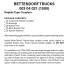 Bettendorf Trucks w/ Rapido-style couplers 1 pr (1500)