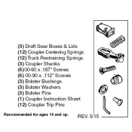 Small Parts Packet 58 pcs (1029)