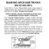 Diamond Arch Bar Trucks Brown 1 pr (961)